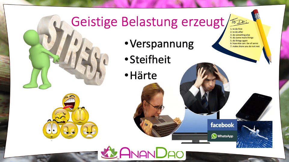 Geistige Belastung erzeugt Verspannung